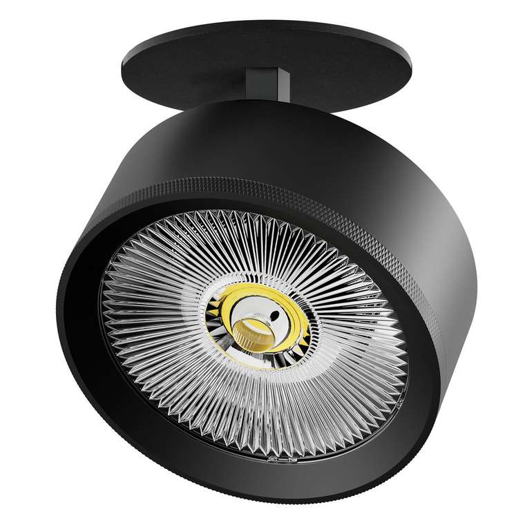 Светильник ALTA PRO встраиваемый LED 35W 3230LM 36G ЧЕРНЫЙ 3000K со встр. чашей (215737 + 215007 + 215000-35)