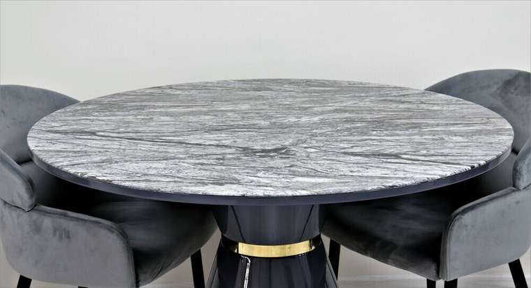 Стул обеденный Орион со столешницей цвета серый мрамор