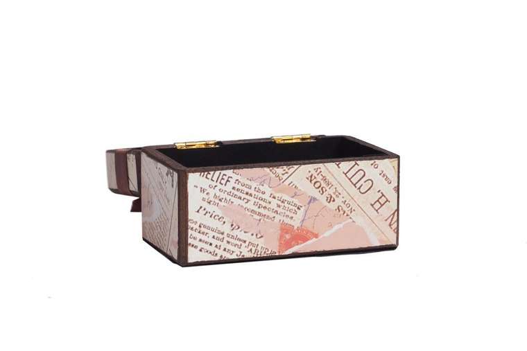 Декоративная коробка с бархатной лентой Paluvras