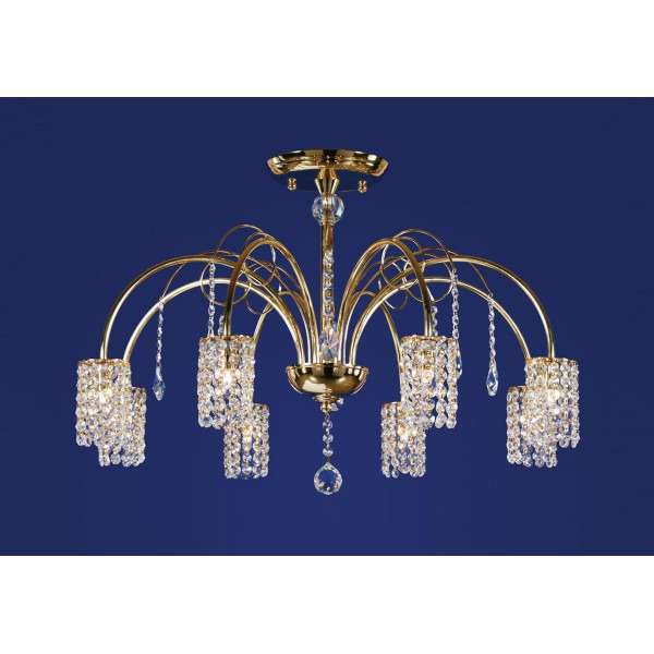 Люстра на штанге Wunderlicht Cristal Stars 