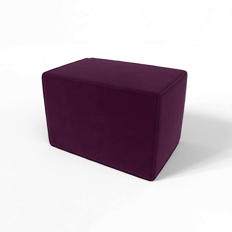 Банкетка Куб 60 фиолетового цвета 