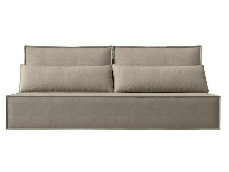 Прямой диван-кровать Фабио Лайт бежевого цвета