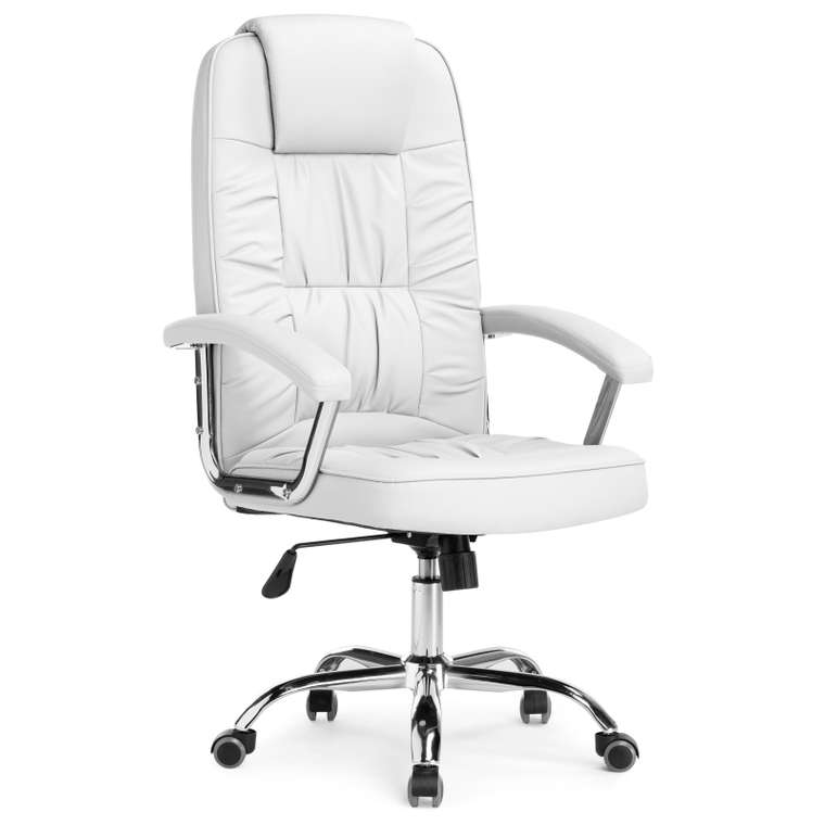 Кресло компьютерное Rik белого цвета