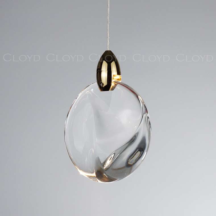 Подвесной светильник Cloyd GLOCK-B P1 / ?12 см - золото