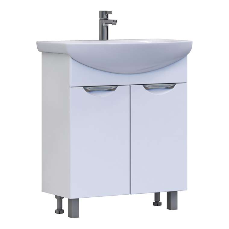 Тумба под раковину Каллао 70 белого цвета