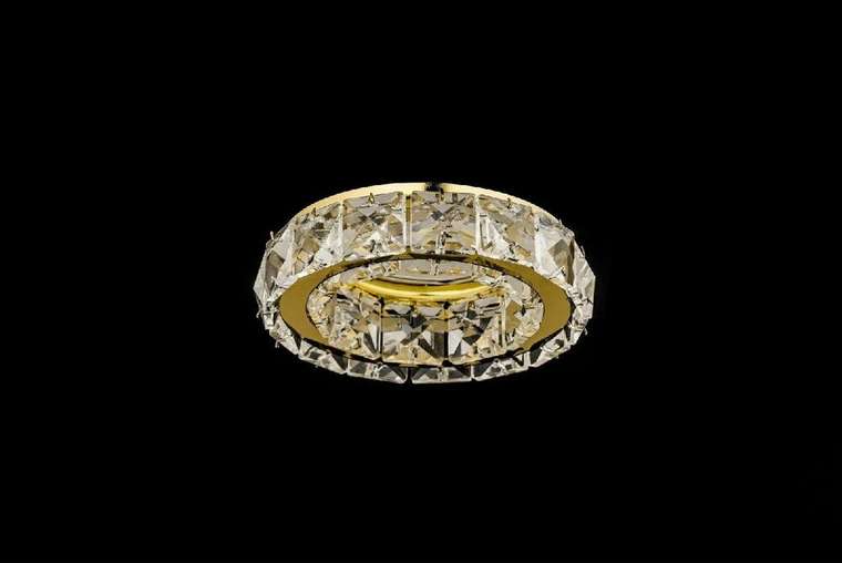 Встраиваемый светильник Osimo Gold Osimo GU10.5.14.9.100 G (хрусталь, цвет прозрачный)