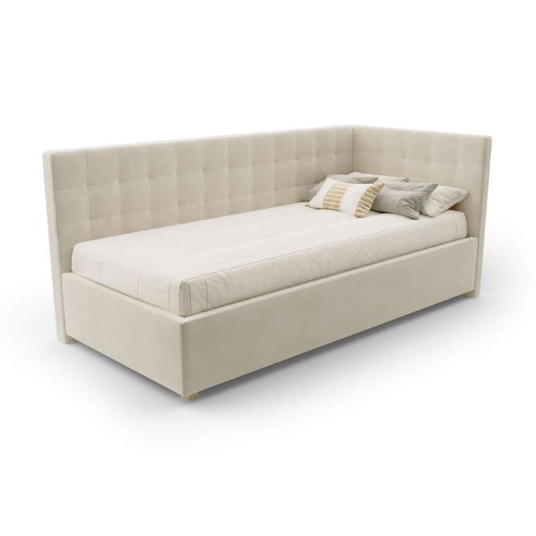Кровать Версаль 90х200 белого цвета без подъемного механизма