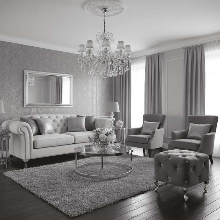 Пуф Hestia K серого цвета