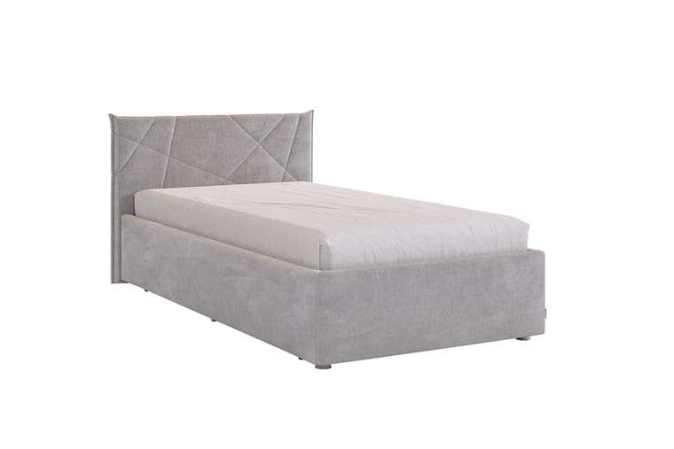 Кровать Квест 90х200 серого цвета без подъемного цвета