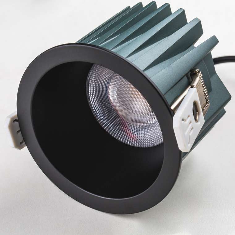 Светильник CICLONE CYL 12W LED 1868LM 36G ЧЕРНЫЙ 4000K IP44