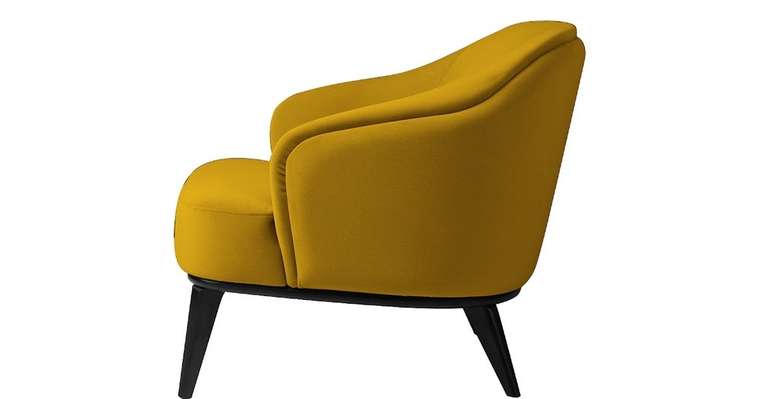Кресло Bend желтого цвета