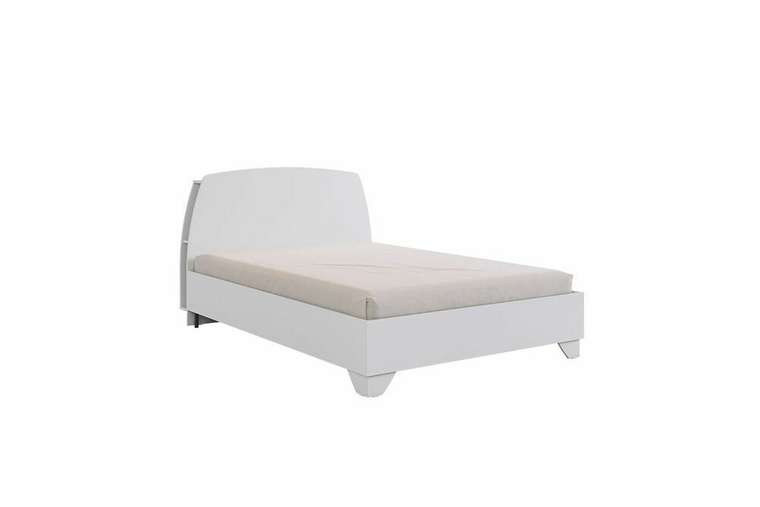 Кровать Виктория-1 140х200 белого цвета 