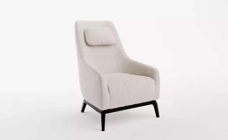 Кресло Luxury Lounge молочного цвета