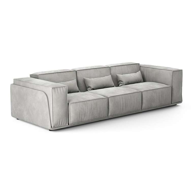 Диван-кровать Vento Classic Long L серого цвета
