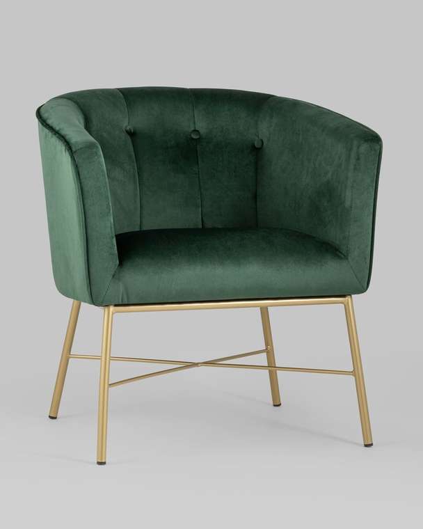 Кресло Шале зеленого цвета