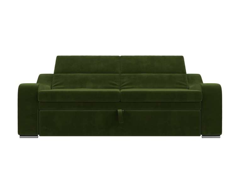 Прямой диван-кровать Медиус зеленого цвета
