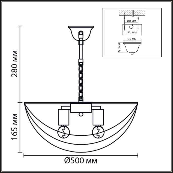 Люстра подвесная Lumion Amalia 8377/5 хром/прозрачный, металл/хрустал E27 5*60W 220V