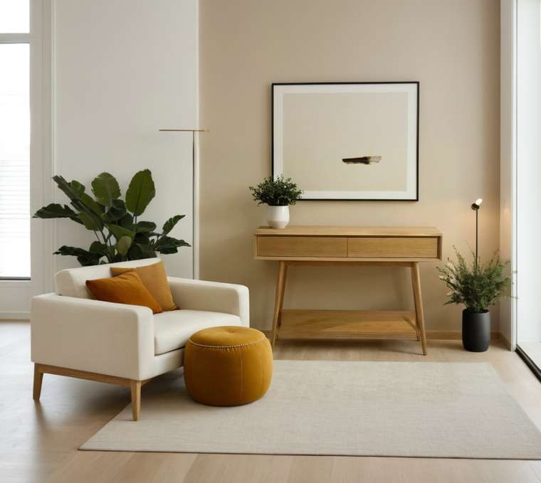Консоль Olive Scandi с двумя ящиками