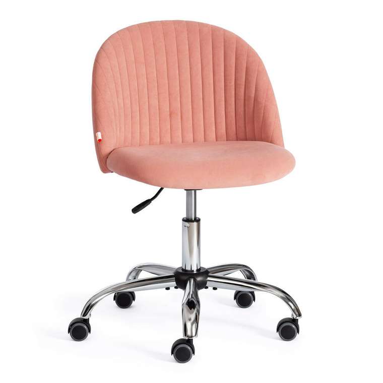 Кресло офисное Melody розового цвета