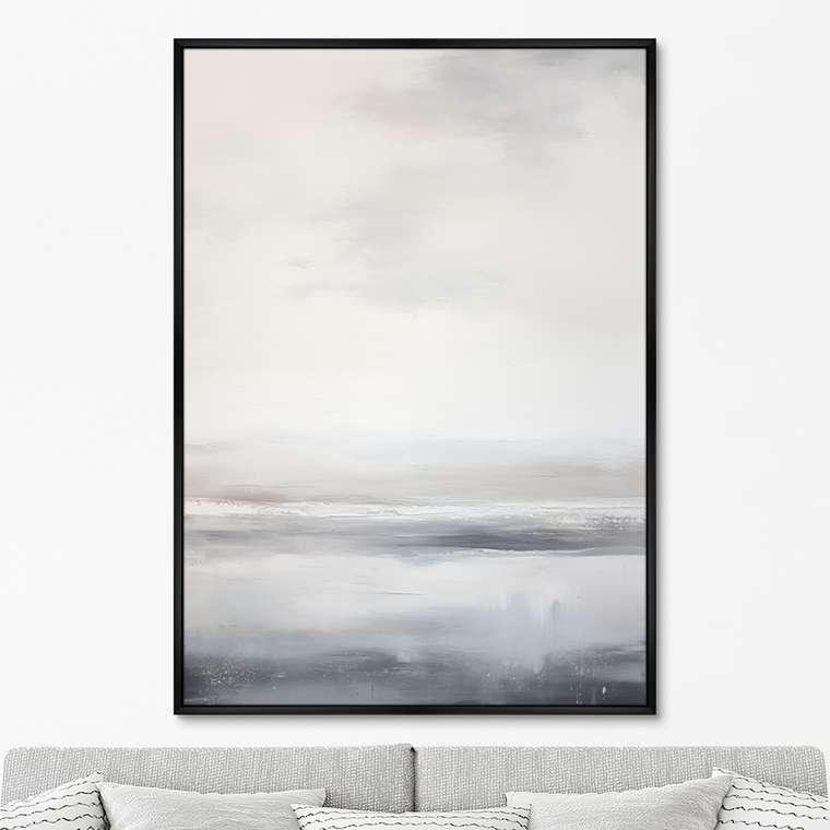 Репродукция картины Landscape collection, White silence, 2024г.