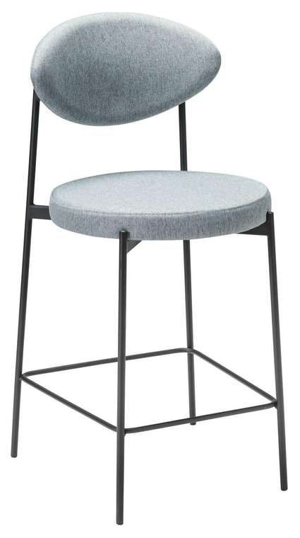 Полубарный стул Gawaii серого цвета