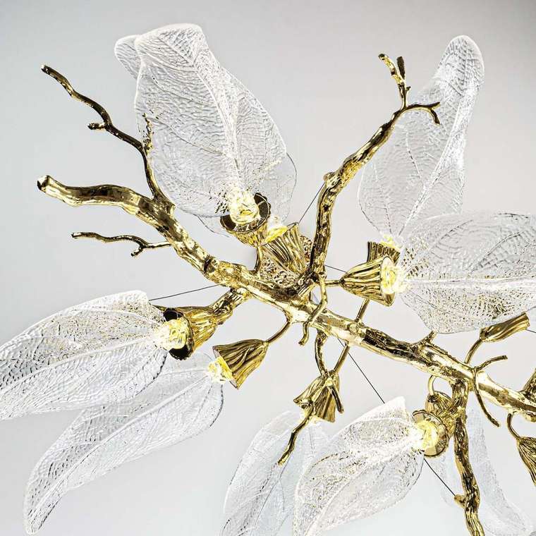 Подвесная люстра ML.6800.12P (акрил, цвет прозрачный)