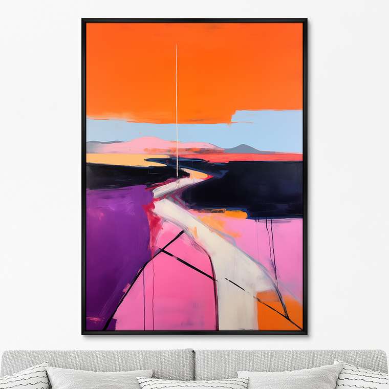 Репродукция картины Landscape collection, Lines of the heat, No 1, 2024г.