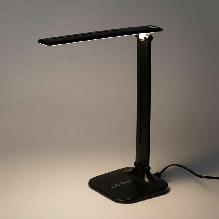 Настольная лампа NLED-484 Б0059857 (пластик, цвет черный)