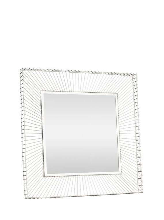 Зеркало интерьерное Masinloc серебристого цвета