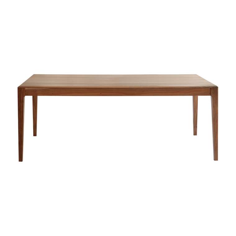 Обеденный стол из массива Маалван коричневого цвета