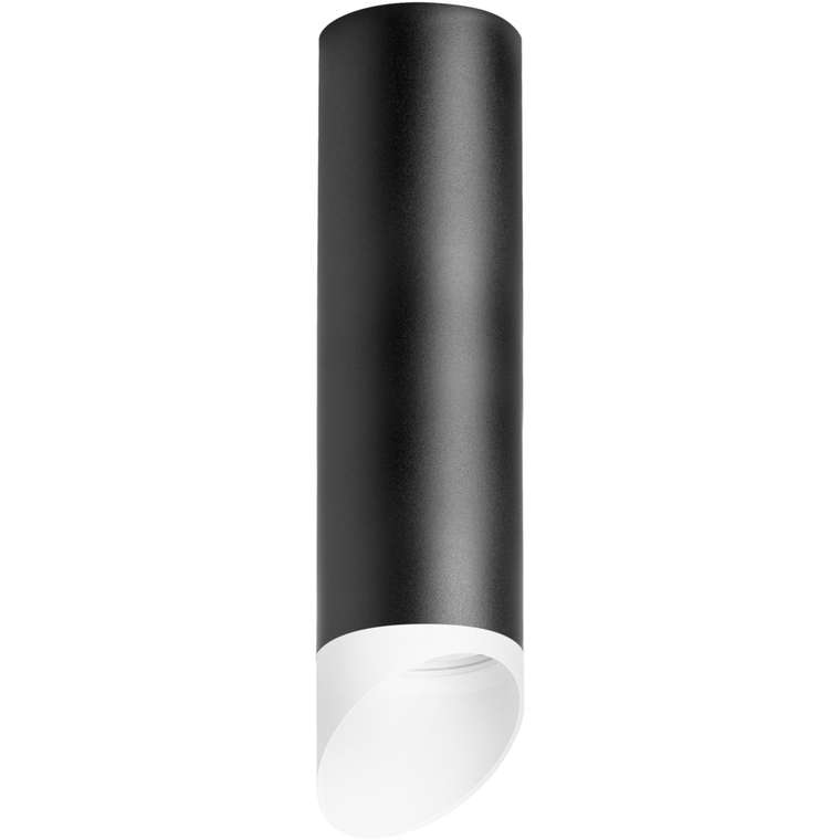 Потолочный светильник Rullo L черно-белого цвета