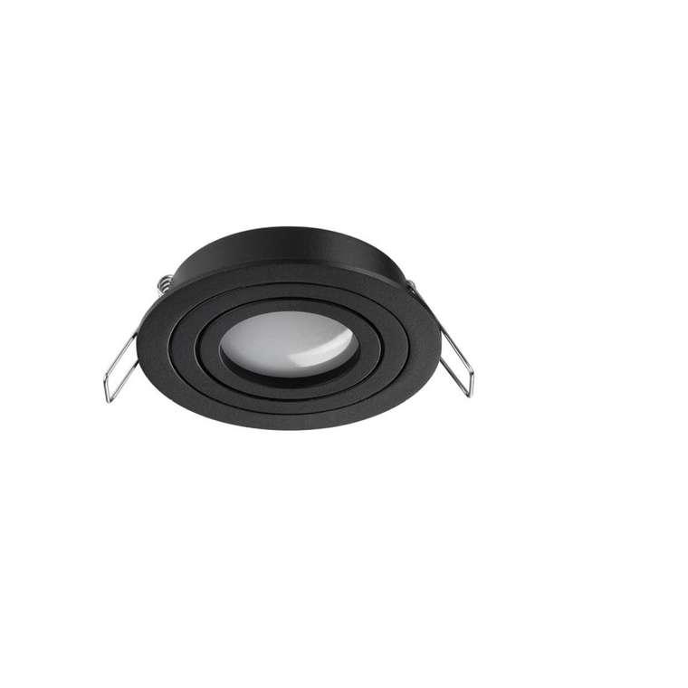 Светильник встраиваемый поворотный Novotech Morus 371018 черный IP20 GU10 50W 220-240V