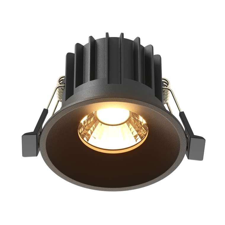 Встраиваемый светильник Technical DL058-12W2.7K-B Round Downlight