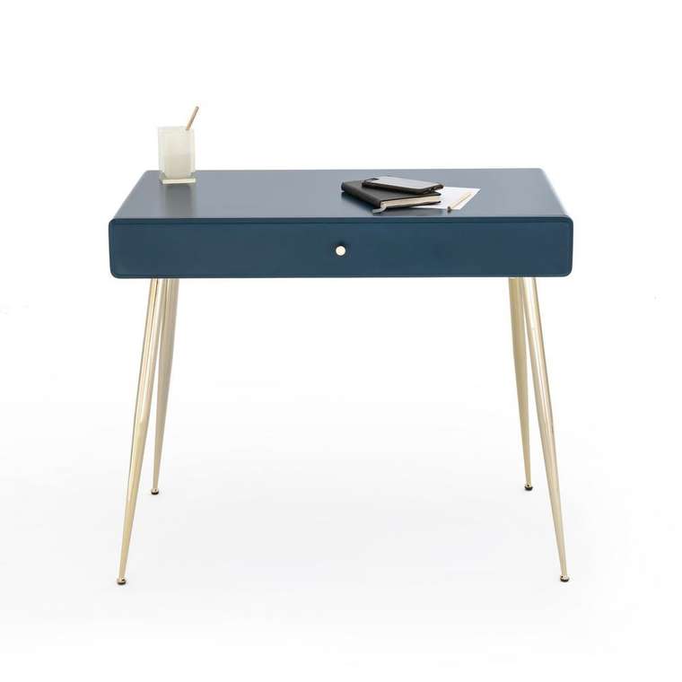 Письменный стол Topim с ящиком синего цвета
