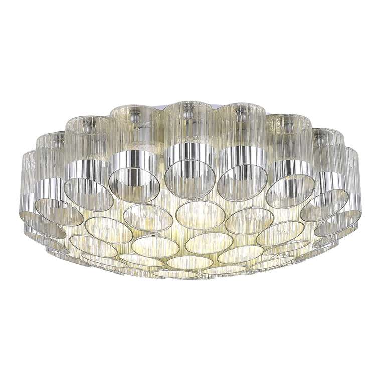 Светильник потолочный ST-Luce Никель/Никель, Прозрачный E14 19*60W ACCORD