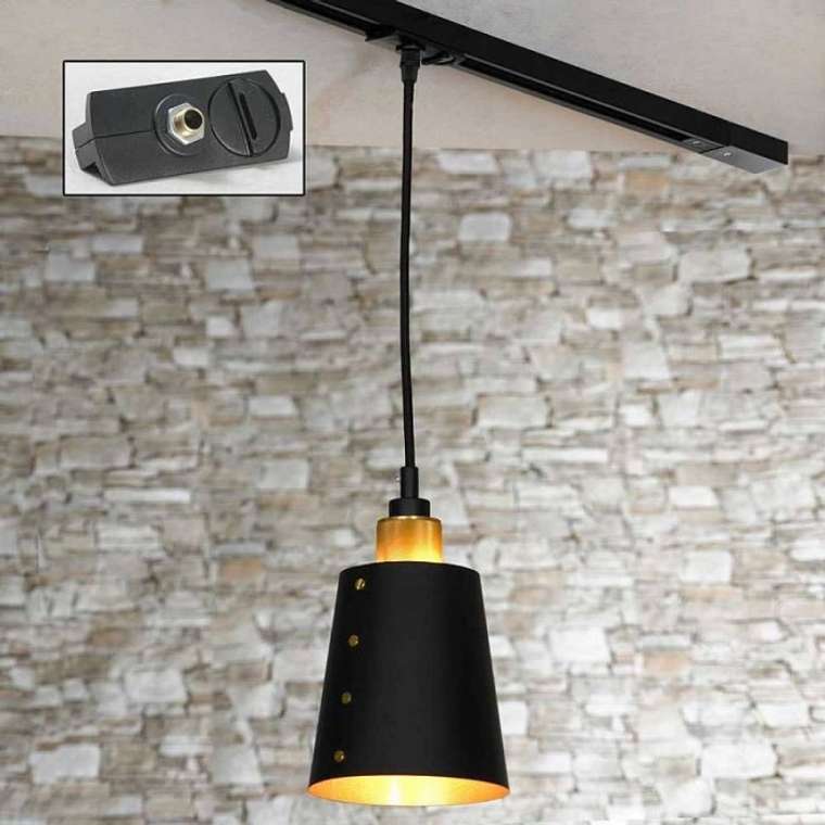 Трековый светильник однофазный 220V Lights Lussole Loft Shirley LSP-9861-TAB
