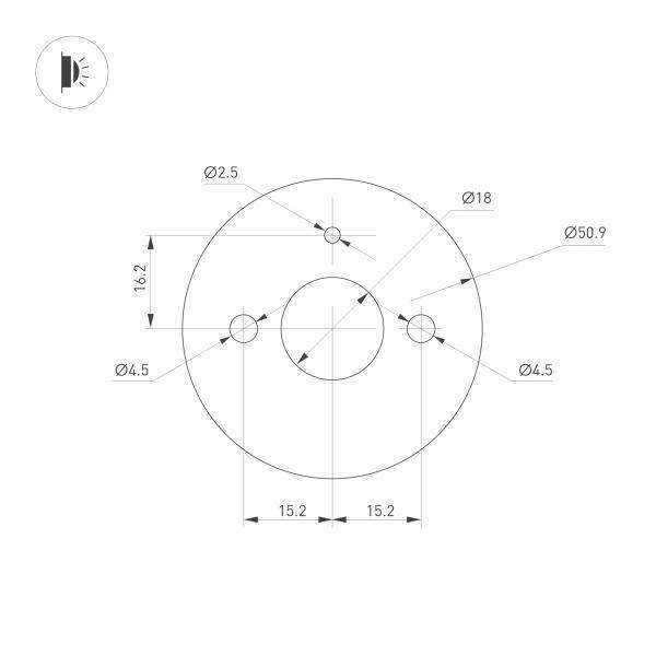 Настенный светодиодный светильник Arlight SP-Vinci-S900x55-10W Day4000 035684