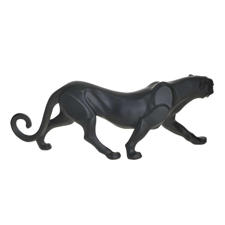 Декор настольный Леопард черного цвета