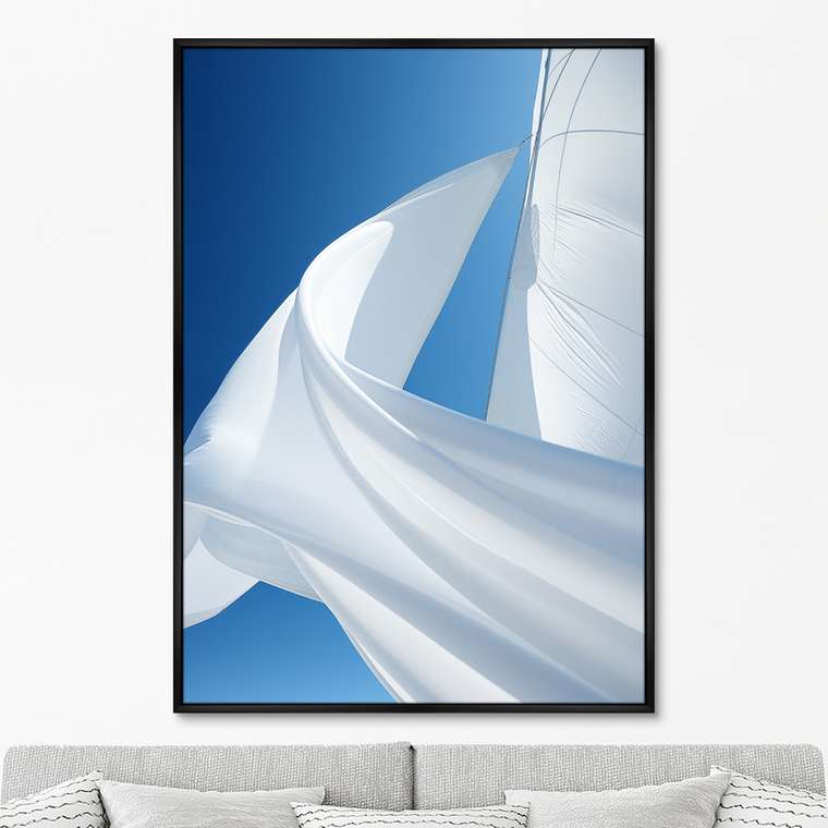 Репродукция картины The sail flying under the sky, No 1, 2024г.