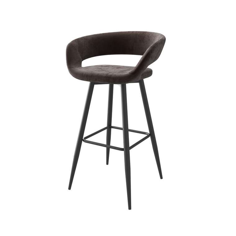 Полубарный стул Барни Р 700 коричневого цвета