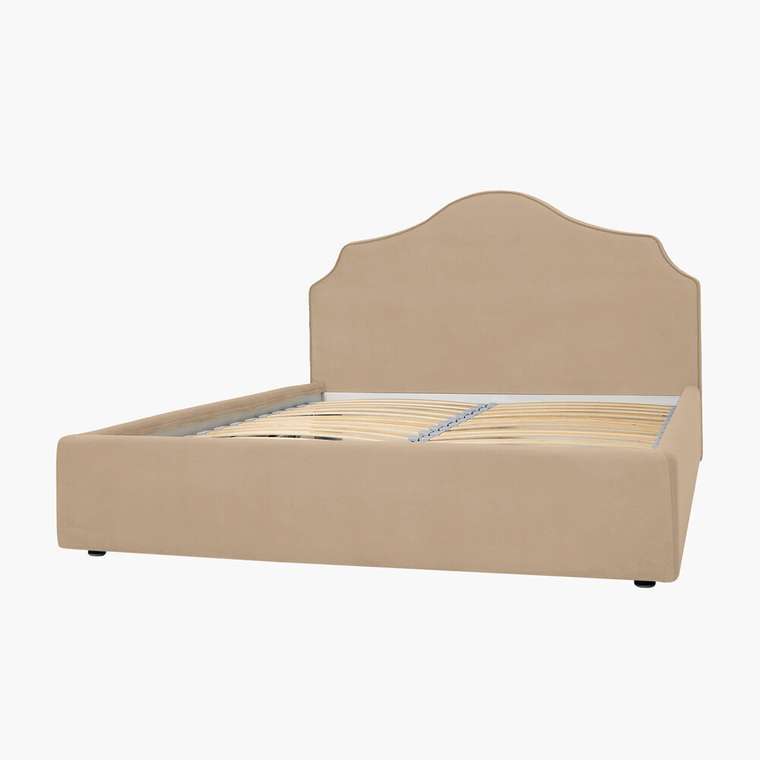 Кровать Bliss 160х200 бежевого цвета с подъёмным механизмом