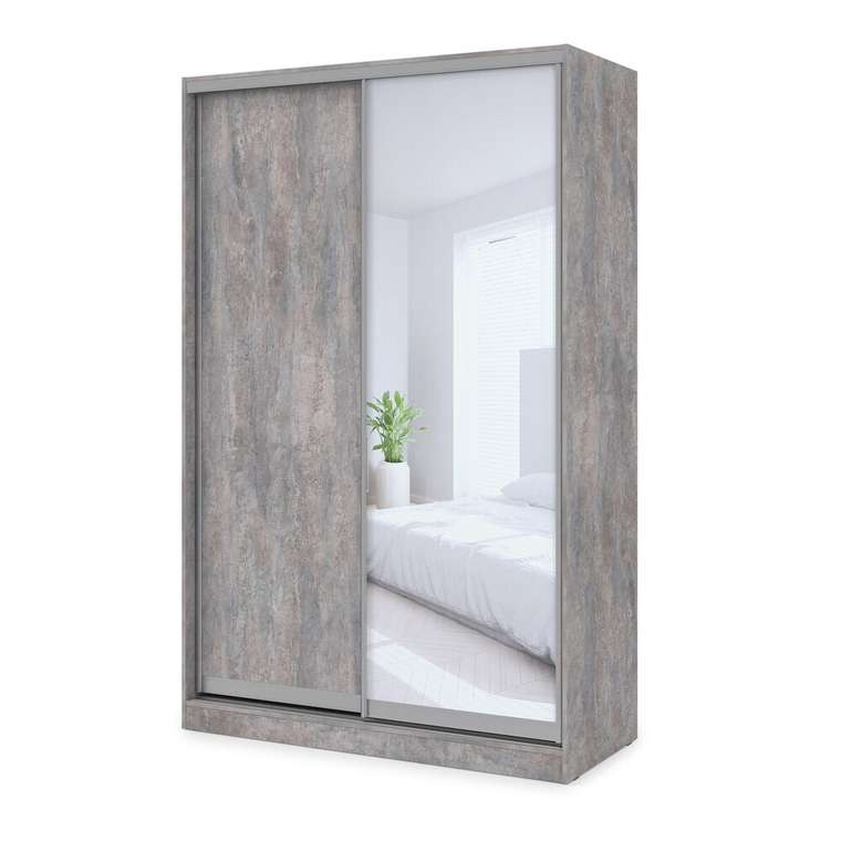 Шкаф-купе Comfort 14.8 серого цвета