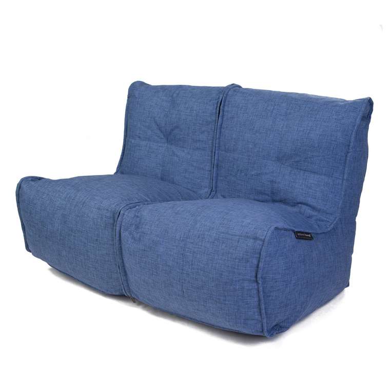 Бескаркасный диван Ambient Lounge Twin Couch - Blue Jazz (синий цвет)