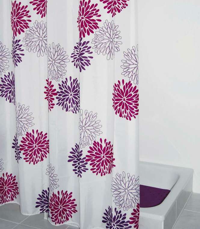 Штора для ванных комнат Sandra фиолетовый