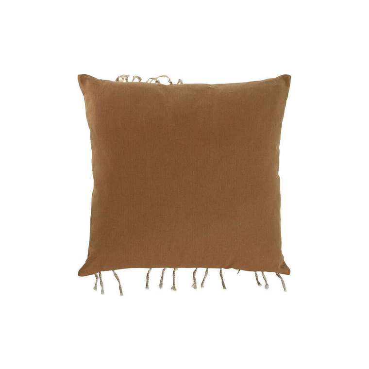 Декоративная подушка Boho 45x45 коричнево-бежевого цвета