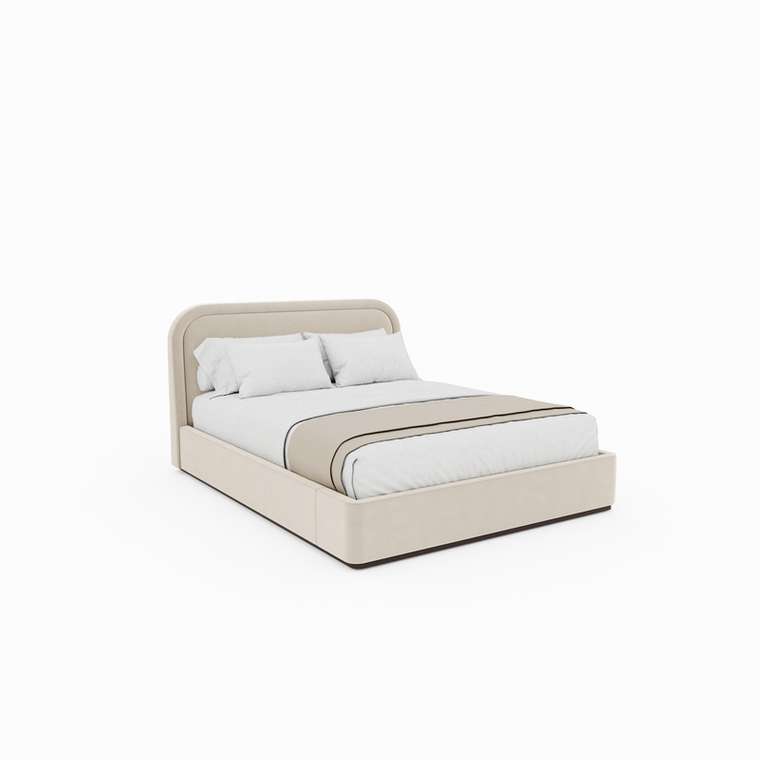 Кровать Sard plain 180х200 бежевого цвета с подъемным механизмом