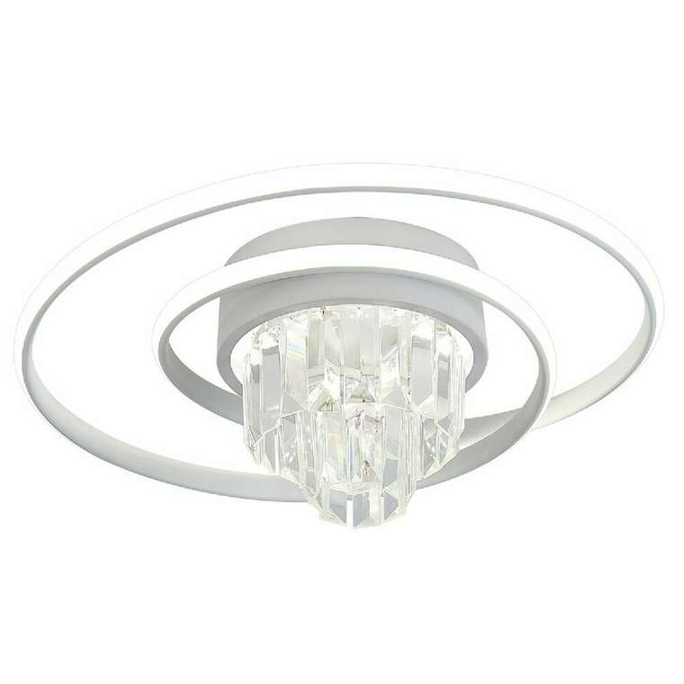 Потолочная люстра Crystal LED LAMPS 81115/1C (силикон, цвет белый)