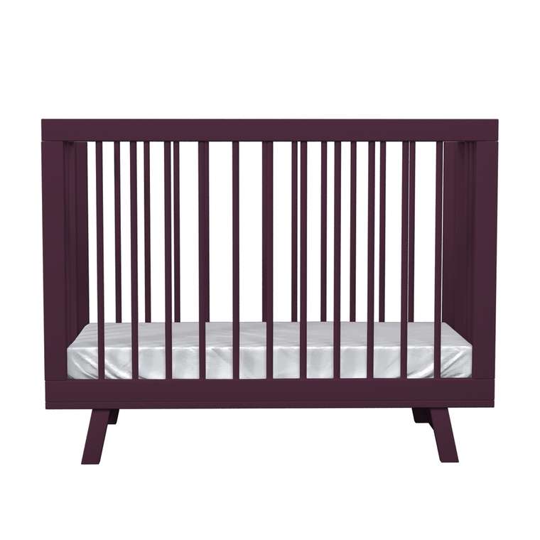 Кроватка для новорожденного Lilla Aria 60х120 фиолетового цвета