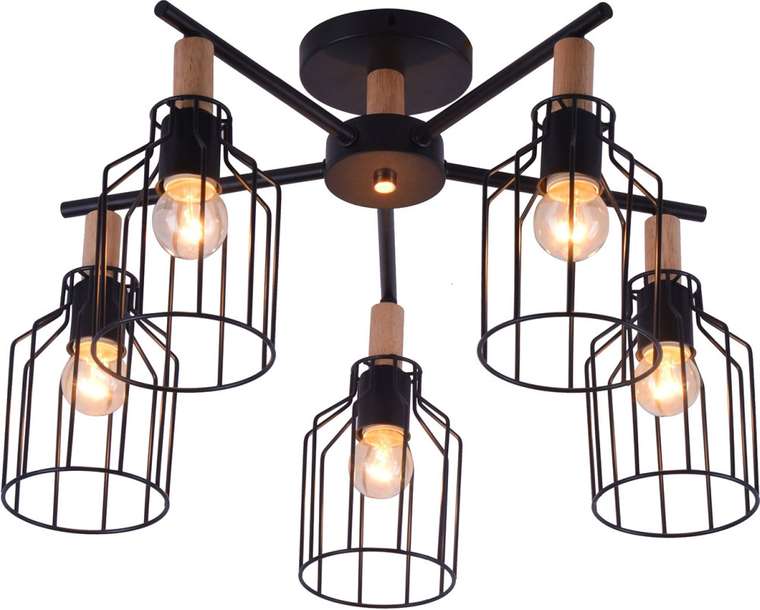 Потолочная люстра 469/5PL Escada Black