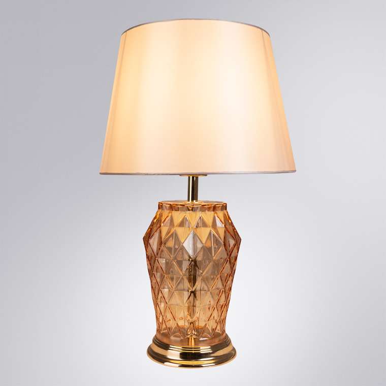 Настольная лампа Murano золотисто-бежевого цвета